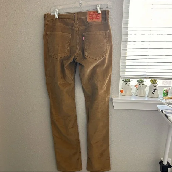 Men's Brown Corduroy Pants - Picture 4 of 4